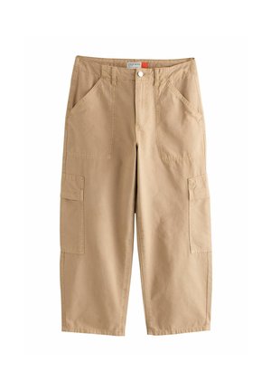 Next, PETITE FIT - UTILITY WIDE CROP JEANS - Sirgete säärtega teksad - sand