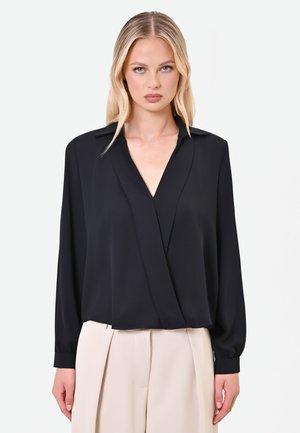 Rinascimento, BLUSA TINTA UNITA - Camicetta - black