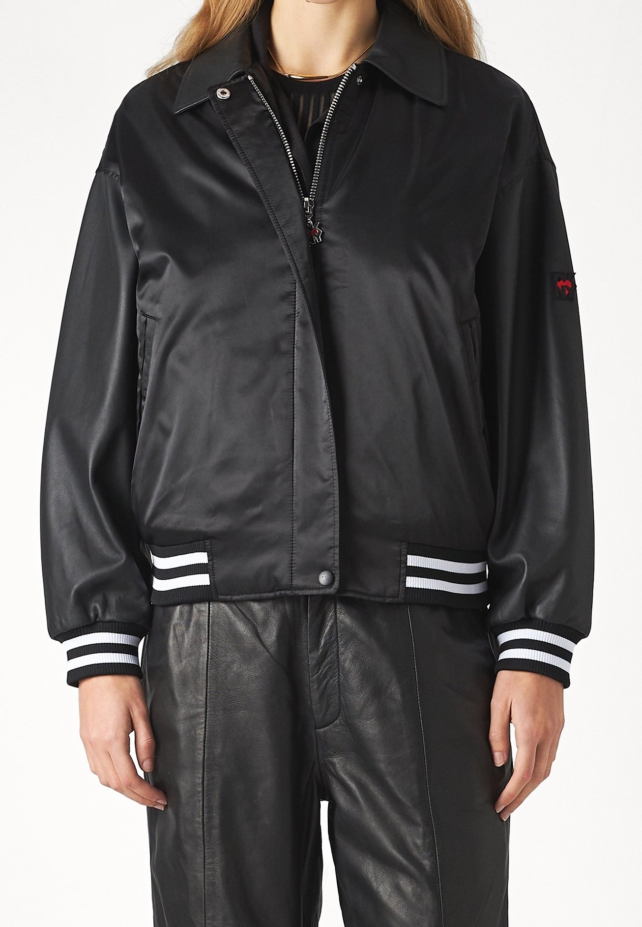 DKNY Bomber Jacket - black - (Pre-owned) - Zalando.ie