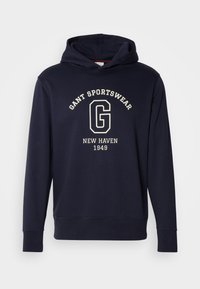 GRAPHIC HOODIE - Hoodie - evening blue