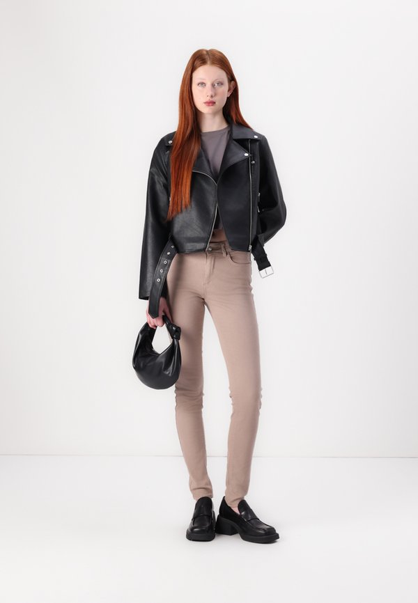 NMLINA BIKER - Faux leather jacket2