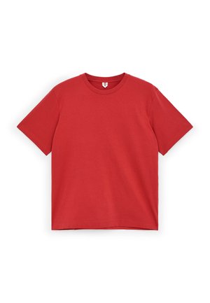ARKET, ARKET 220 GSM RELAXED T-SHIRT - T-shirt - bas - red