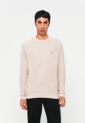 JPRBLUREX CREW NECK - Strikkegenser - whitecap gray