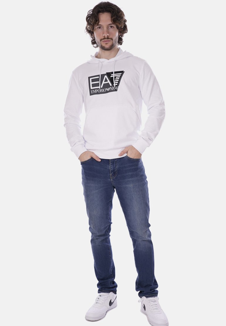 EA7 Emporio Armani Hoodie wit EA7 Emporio Armani Hoodie wit