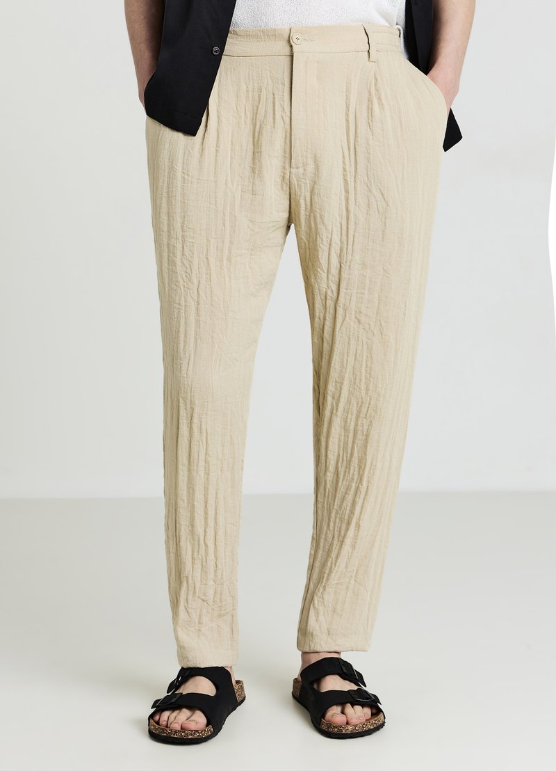 Calliope TASCHE ALLA FRANCESE - Pantaloni - beige