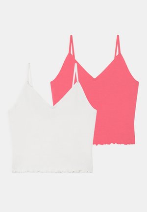 BABYLOCK SINGLET 2 PACK - Top - pink/white