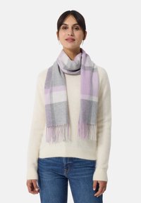 CASH-MERE UNISEX - Sciarpa - violett und weiss und grau
