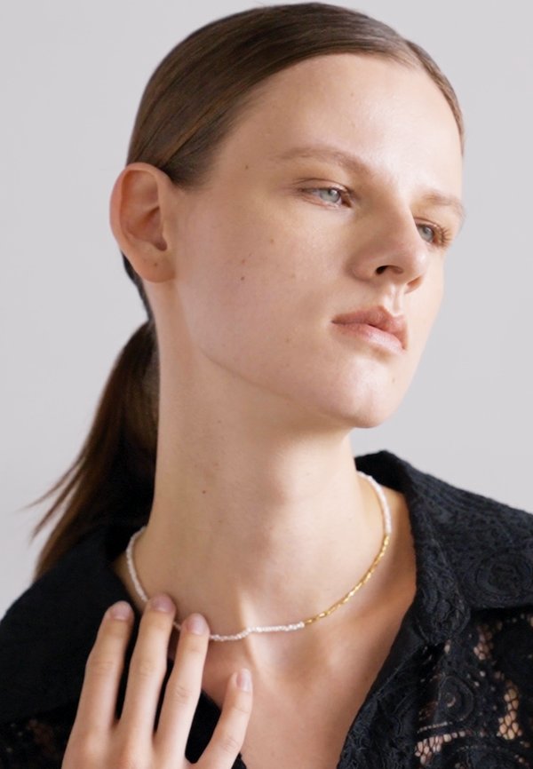 MINI NUGGET NECKLACE ADJUSTABLE - Necklace3