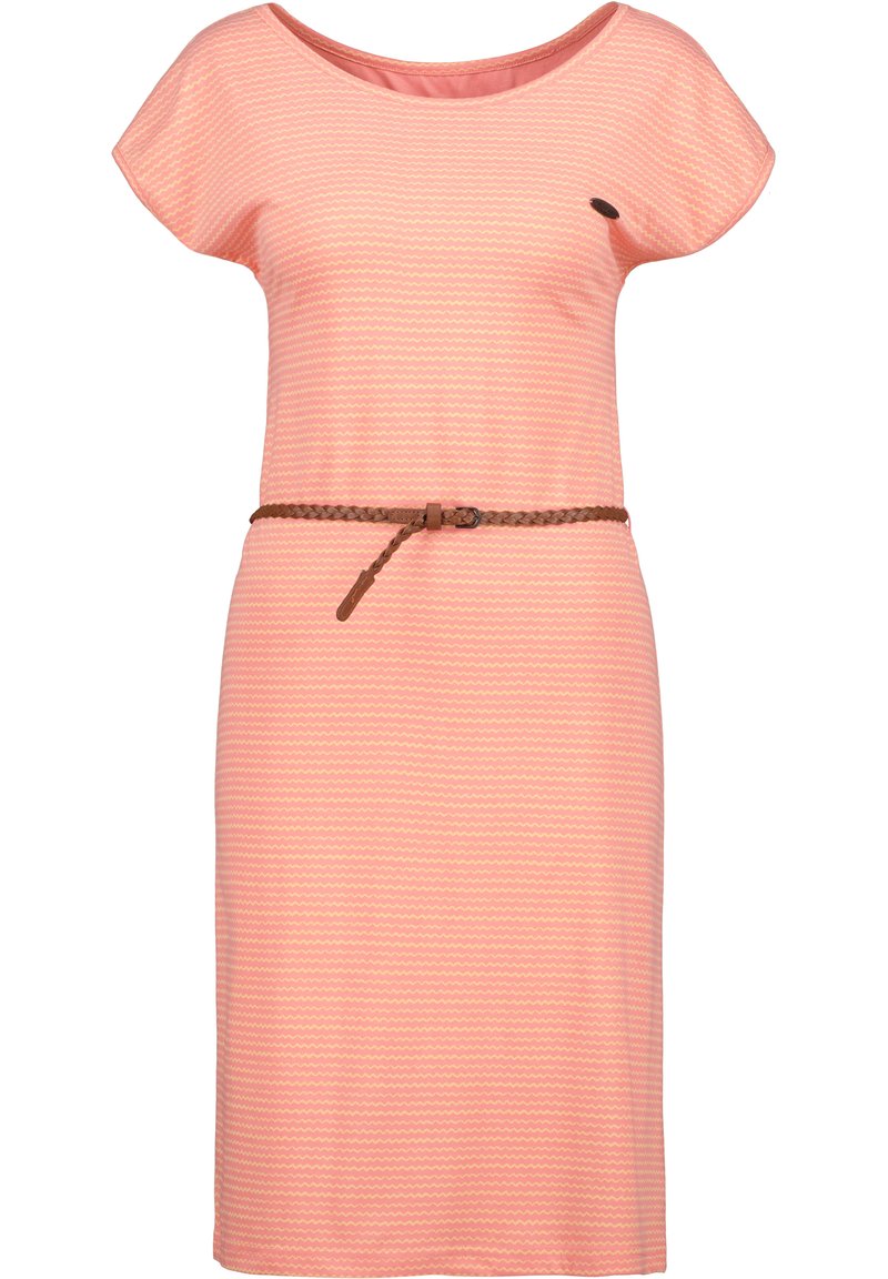 alife & kickin Jerseyjurk oranje gemêleerd alife & kickin Jerseyjurk oranje gemêleerd