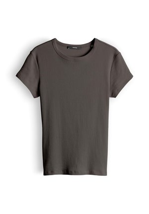 someday., SOMEDAY. KURZARMSHIRT KLEOH - T-shirt basique - dark truffle