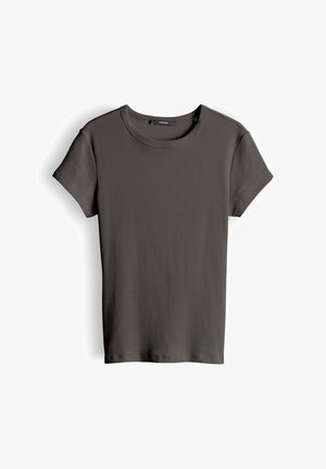 someday., SOMEDAY. KURZARMSHIRT KLEOH - T-shirt basique - dark truffle