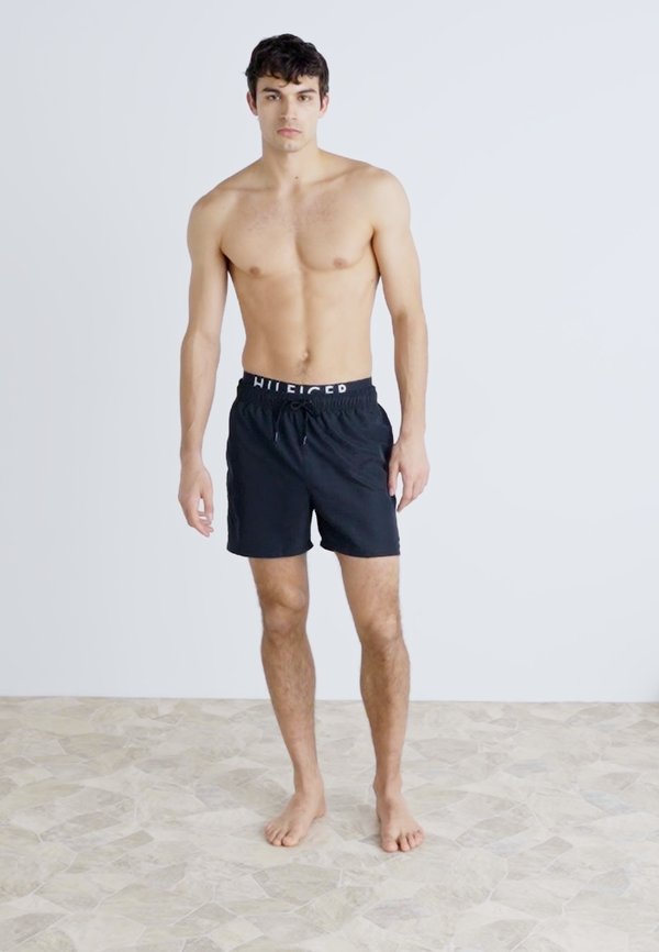 LOGO MEDIUM DRAWSTRING - Swimming shorts - desert sky4
