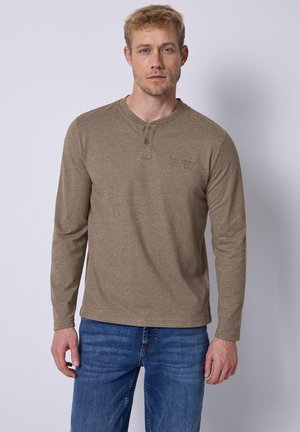 Langarmshirt - braun
