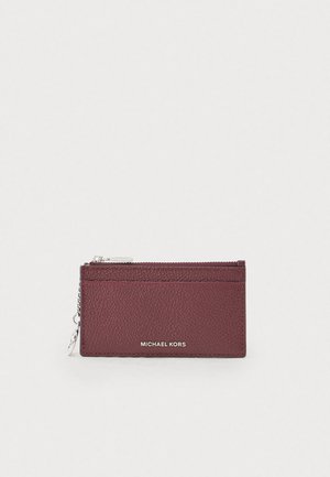 JET ZIP KEY CARD CASE - Peňaženka - oxblood