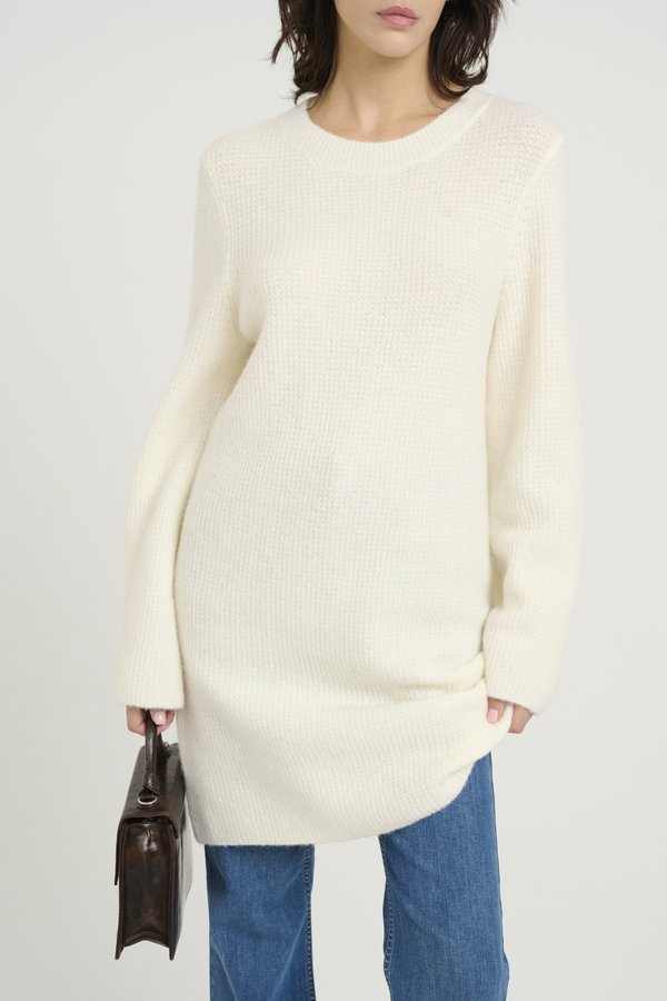 ALPHA - Jumper dress - ivory3