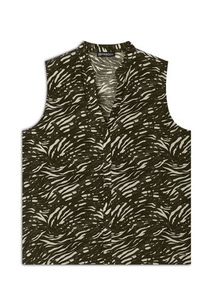 Freddy Top - green zebra animalier