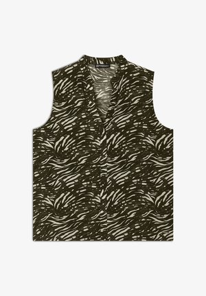 Freddy Top - green zebra animalier