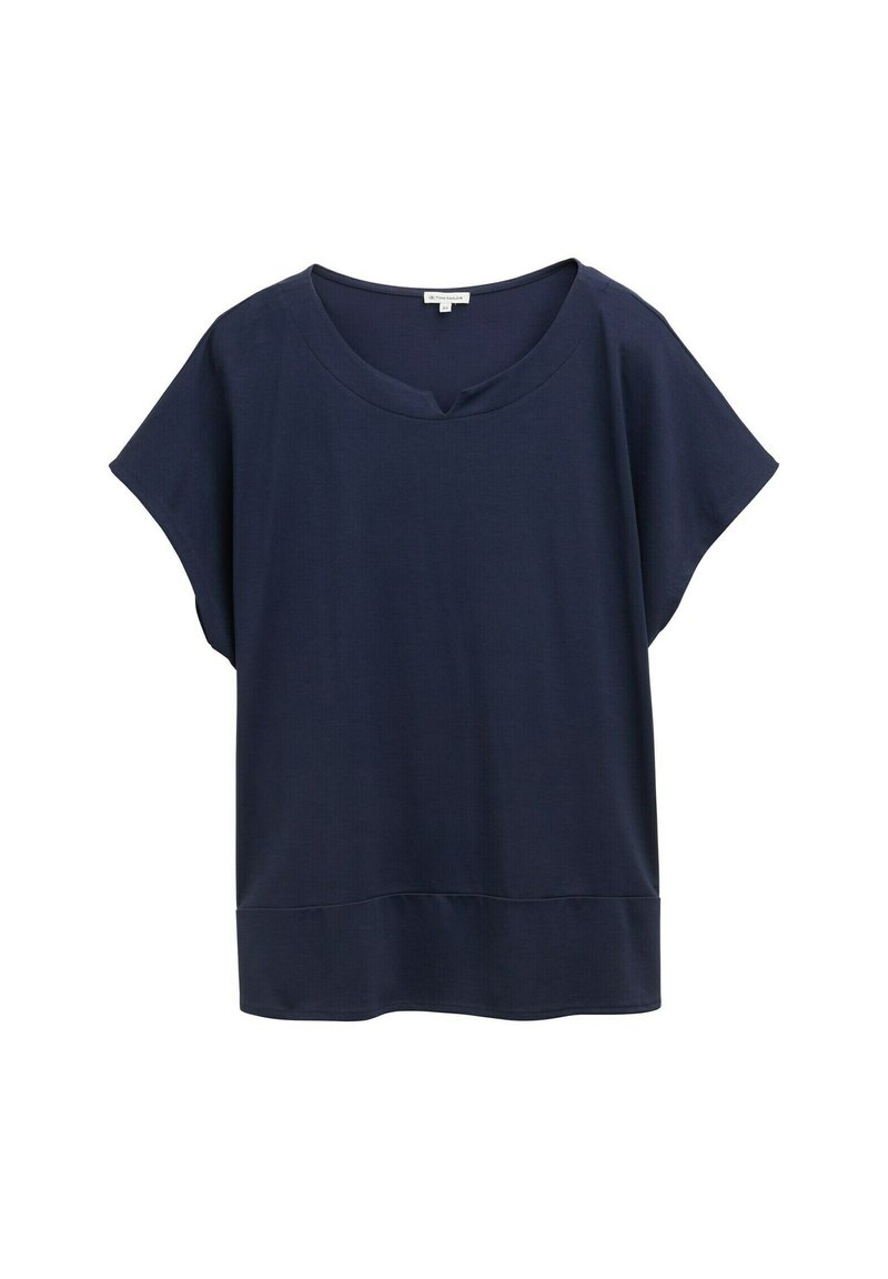 Tom Tailor T-shirt basic donkerblauw