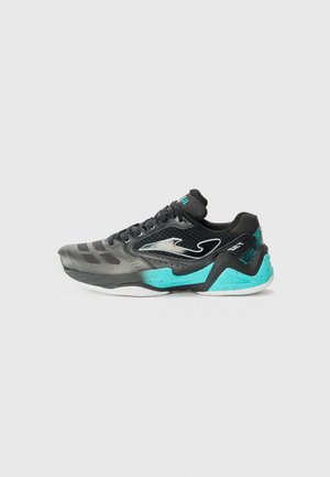 SET - Vairāku kortu tenisa apavi - black/mint