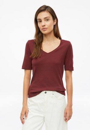 s.Oliver, T-SHIRT - T-Shirt basic - bordeaux