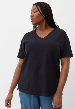 MET V-HALS - T-Shirt basic - navy
