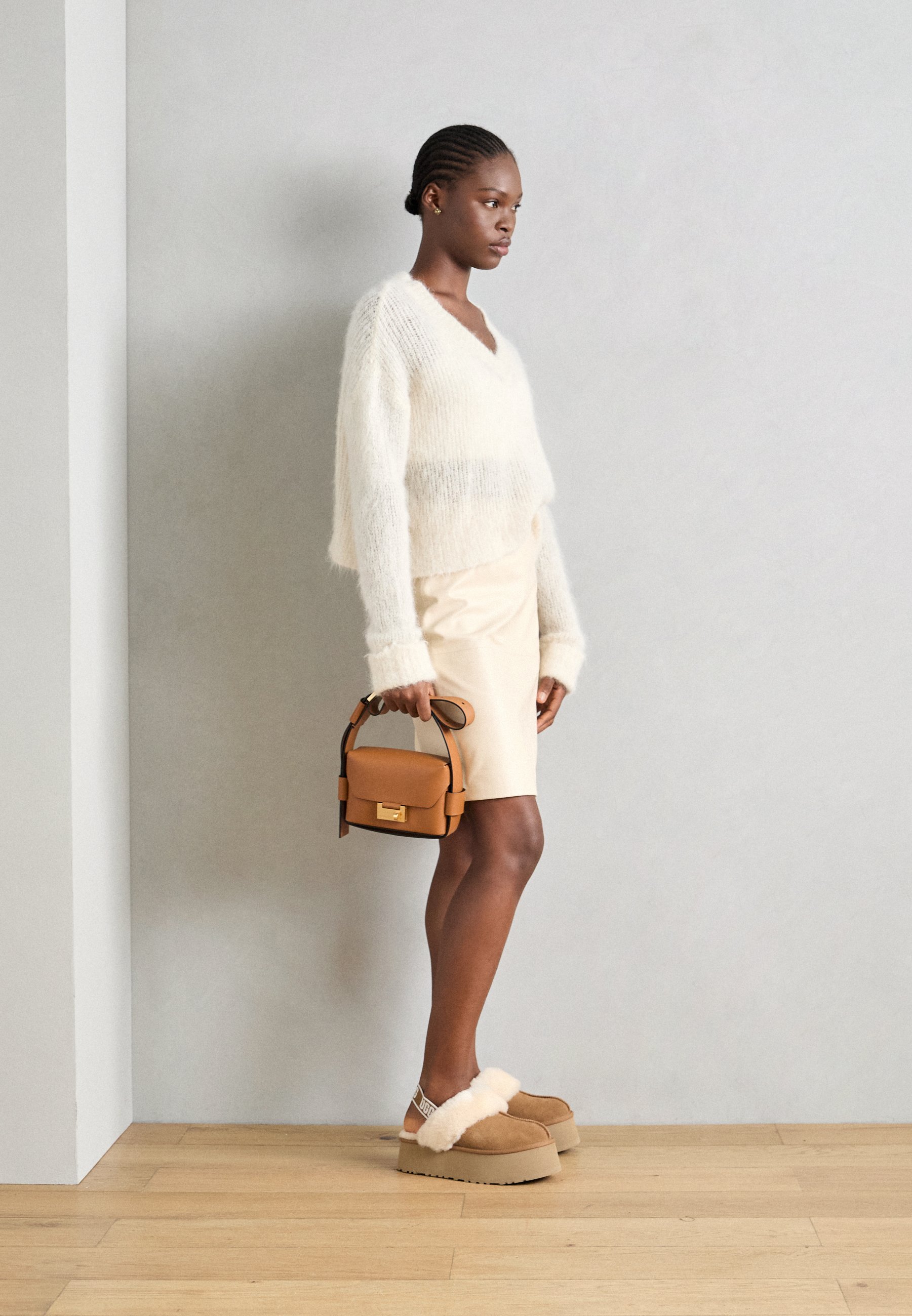 UGG FUNKETTE - Papuci înalți - chestnut/coniac - Zalando.ro