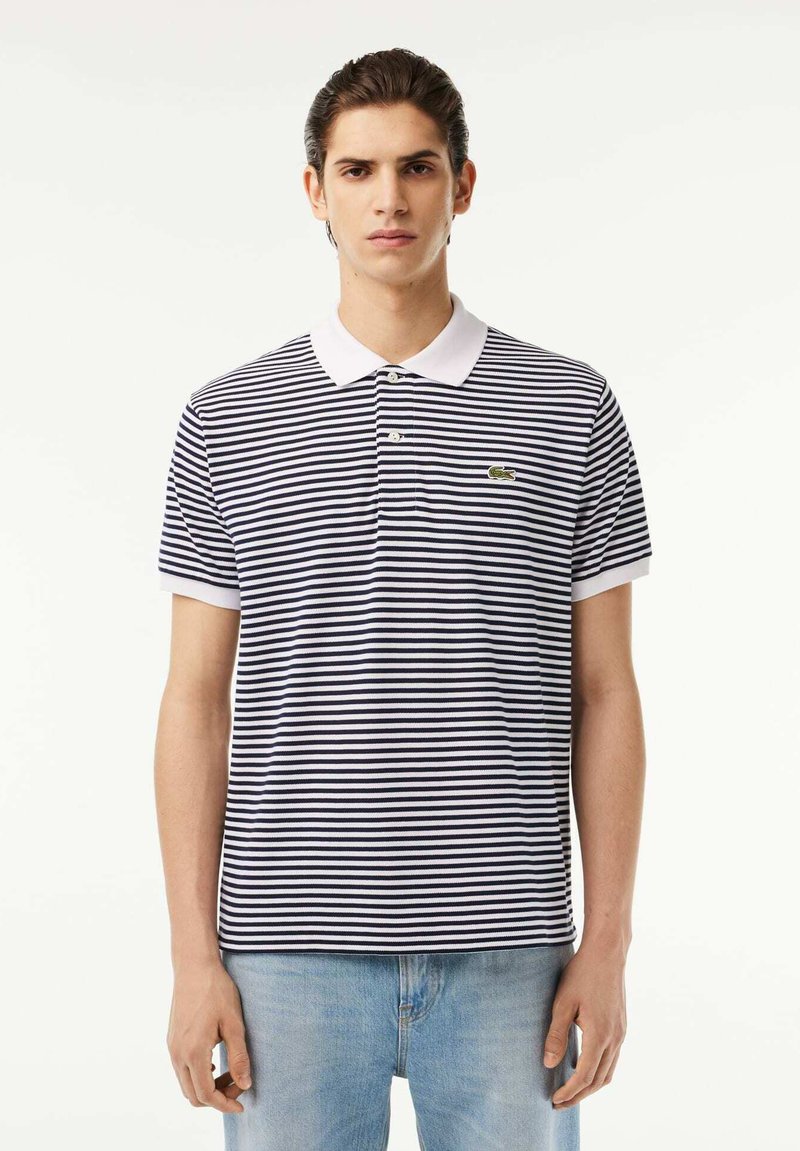 Lacoste - MC - Pólóing - blanc bleu marine522, Nagyítás