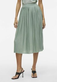 VILA MIDI - sukňa v tvare A - green milieu