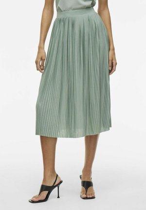 MIDI - A-linjekjol - green milieu