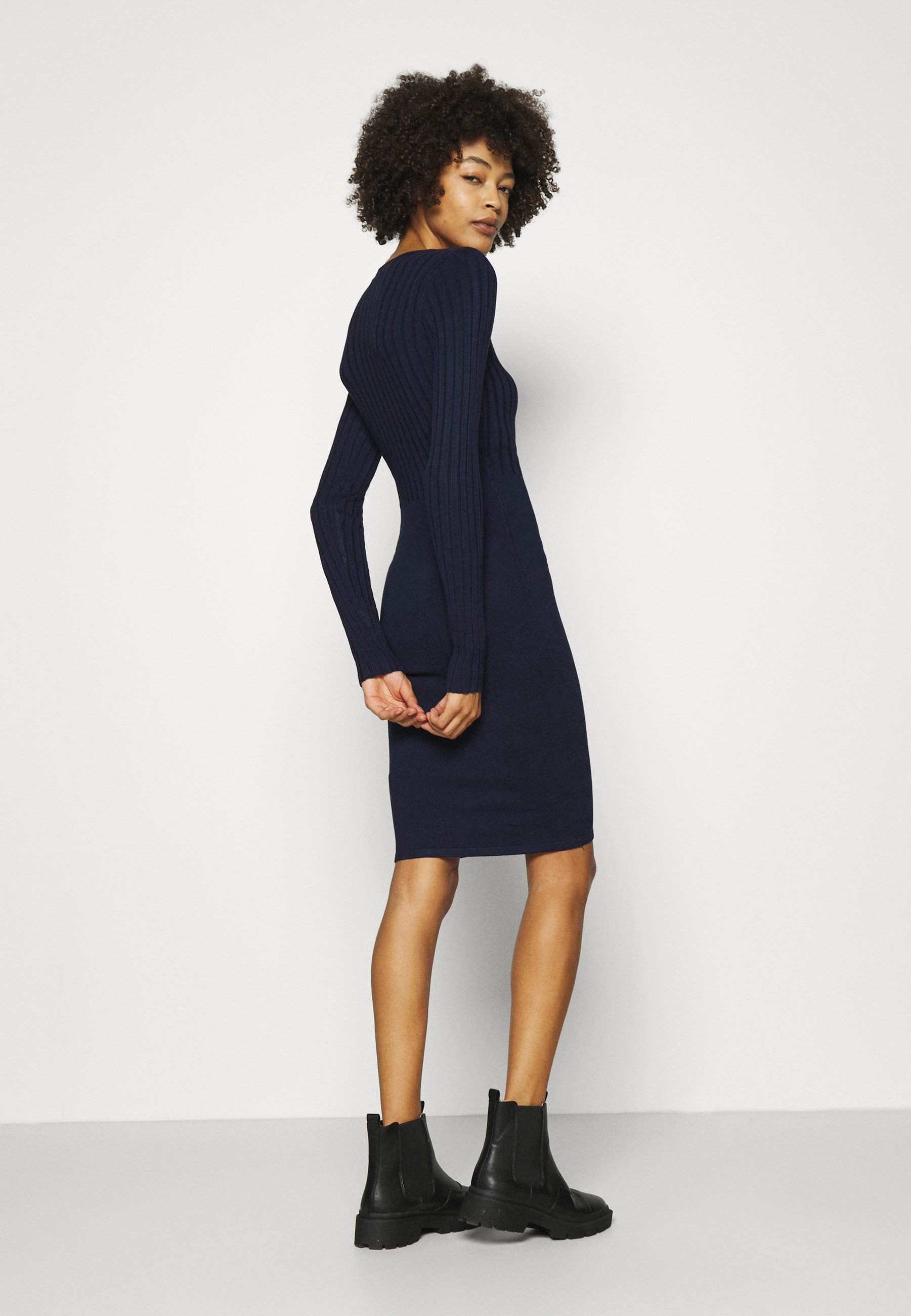 Anna Field Jumper dress - dark blue 