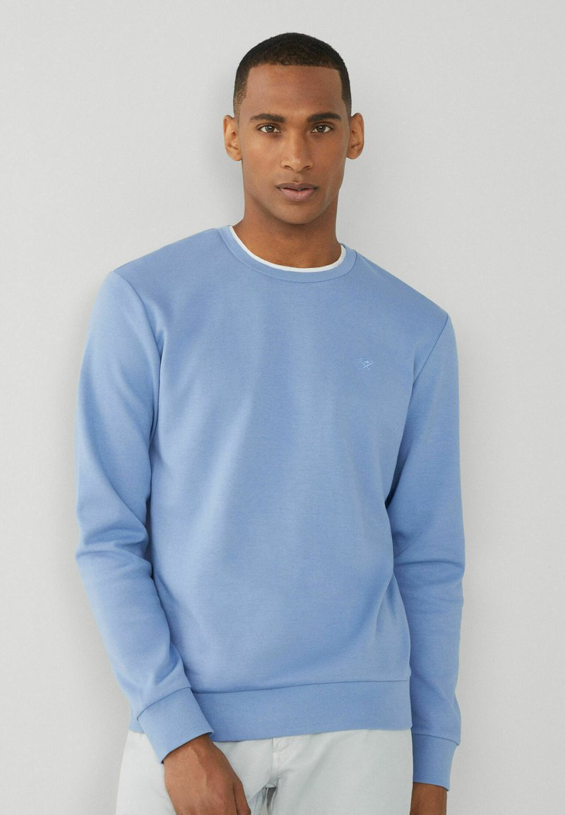 Hackett London CREW - Strickpullover - chambray blue