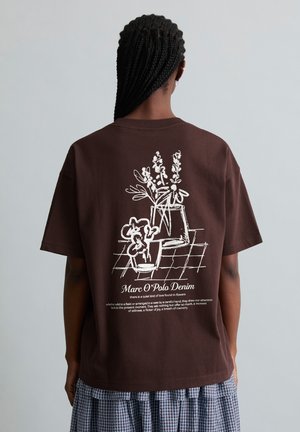 Marc O'Polo DENIM, T-shirt print - burnt aubergine