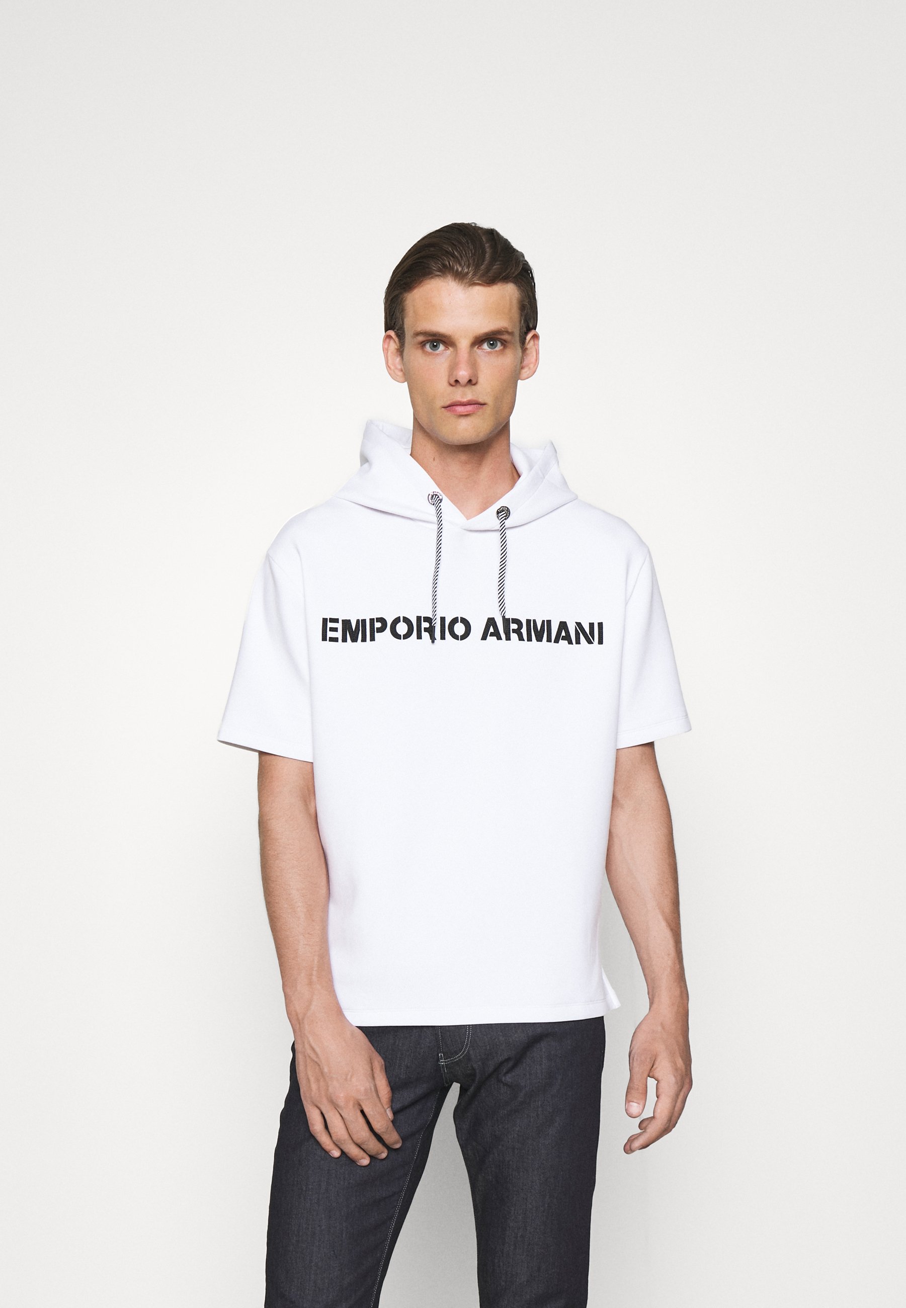 Emporio Armani T-Shirt print - bianco/weiß