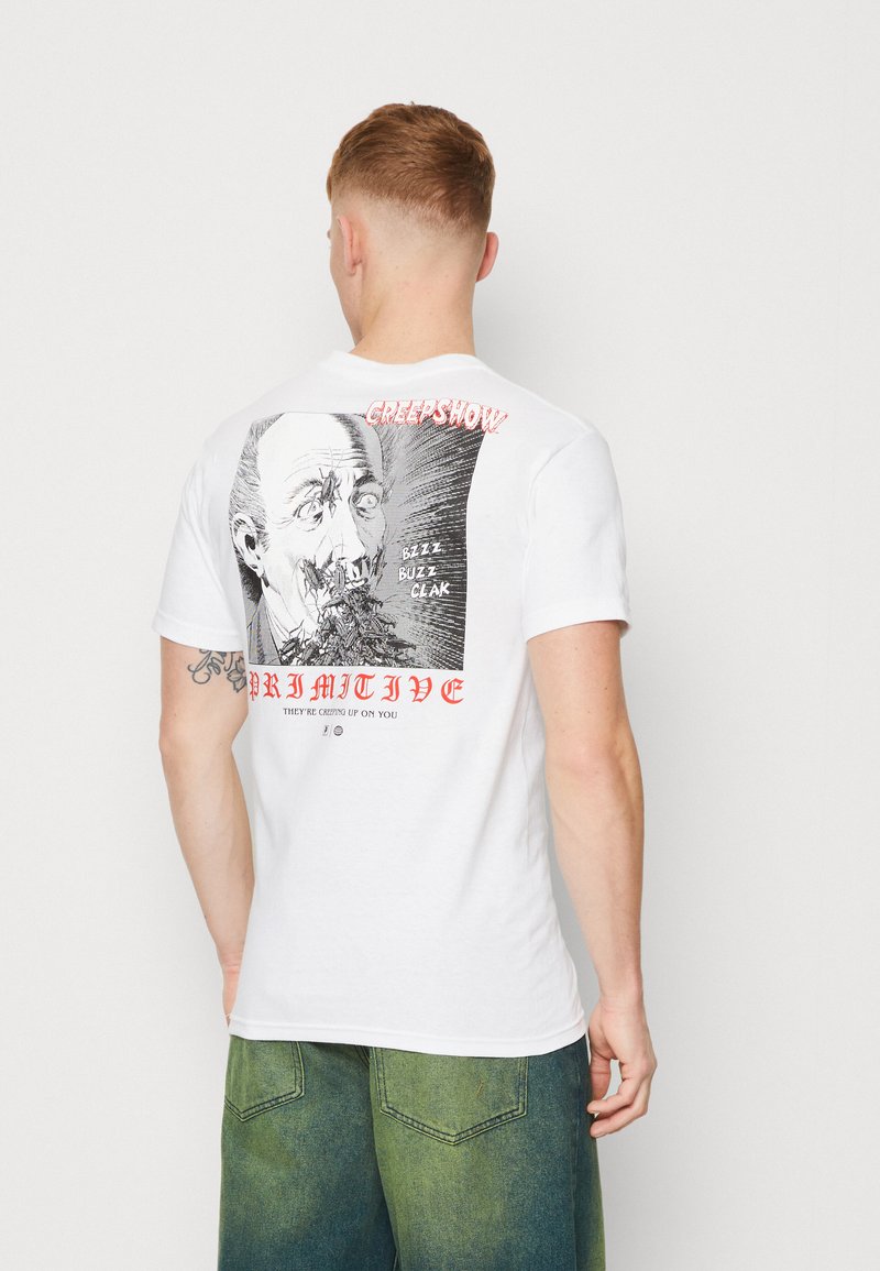 Primitive BUG OUT TEE - Print T-shirt - white - Zalando.ie