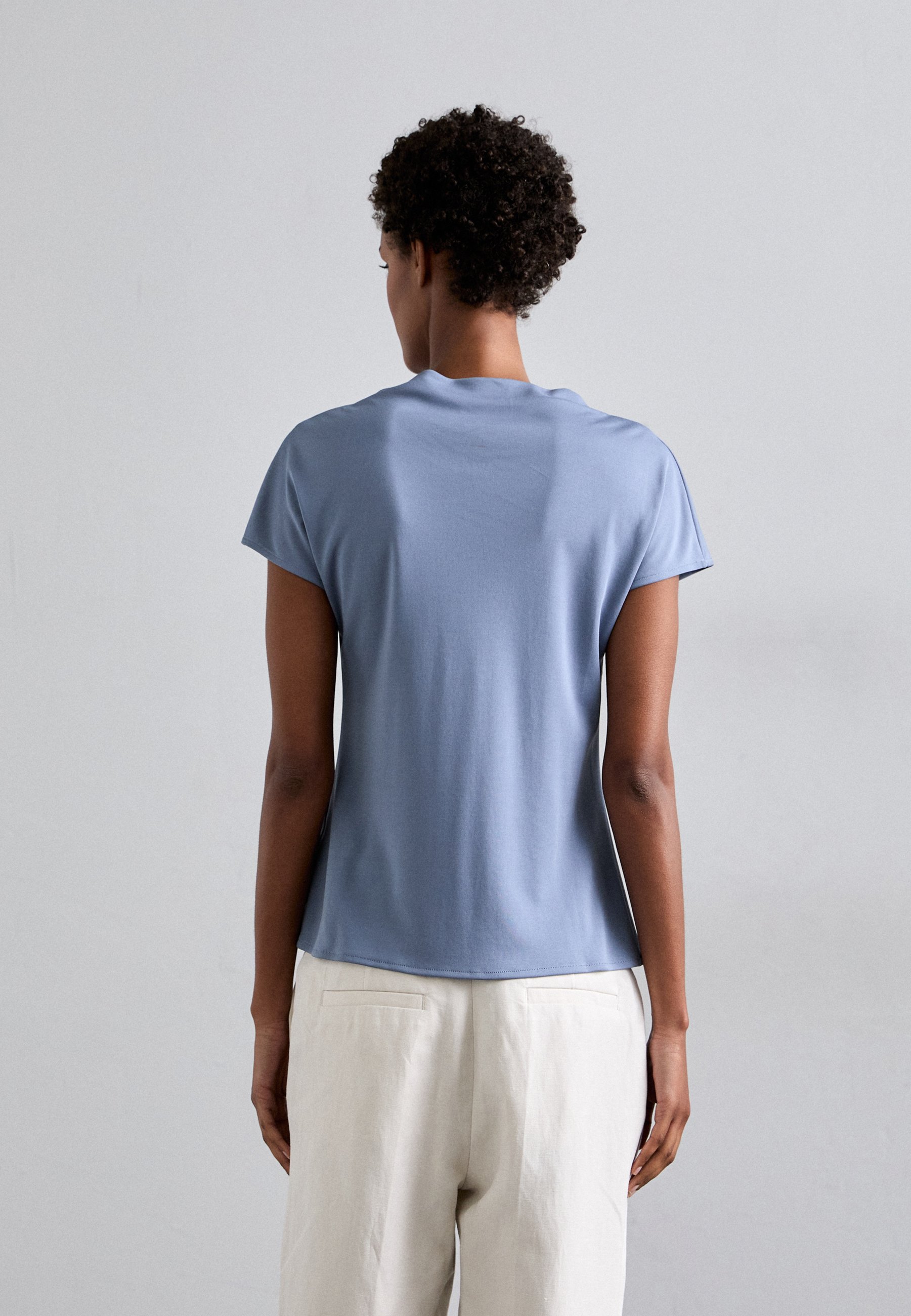 売れ筋商品|||タイガー オブ スウェーデン Tシャツ レディース トップス ALITTA - Basic T-shirt - dull blue Tiger of Sweden ALITTA - Basic T-shirt - dull blue/blue