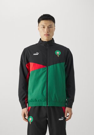 MOROCCO FRMF JACKET - Squadra nazionale - black/vine/for all time red