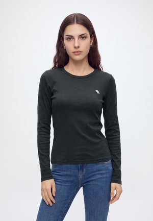 Abercrombie & Fitch, VINTAGE BABY TEE  - Блуза с дълги ръкави - black