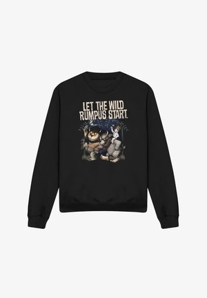Cotton Soul, WHERE THE WILD THINGS ARE/WILD RUMPUS - Sweatshirt - black