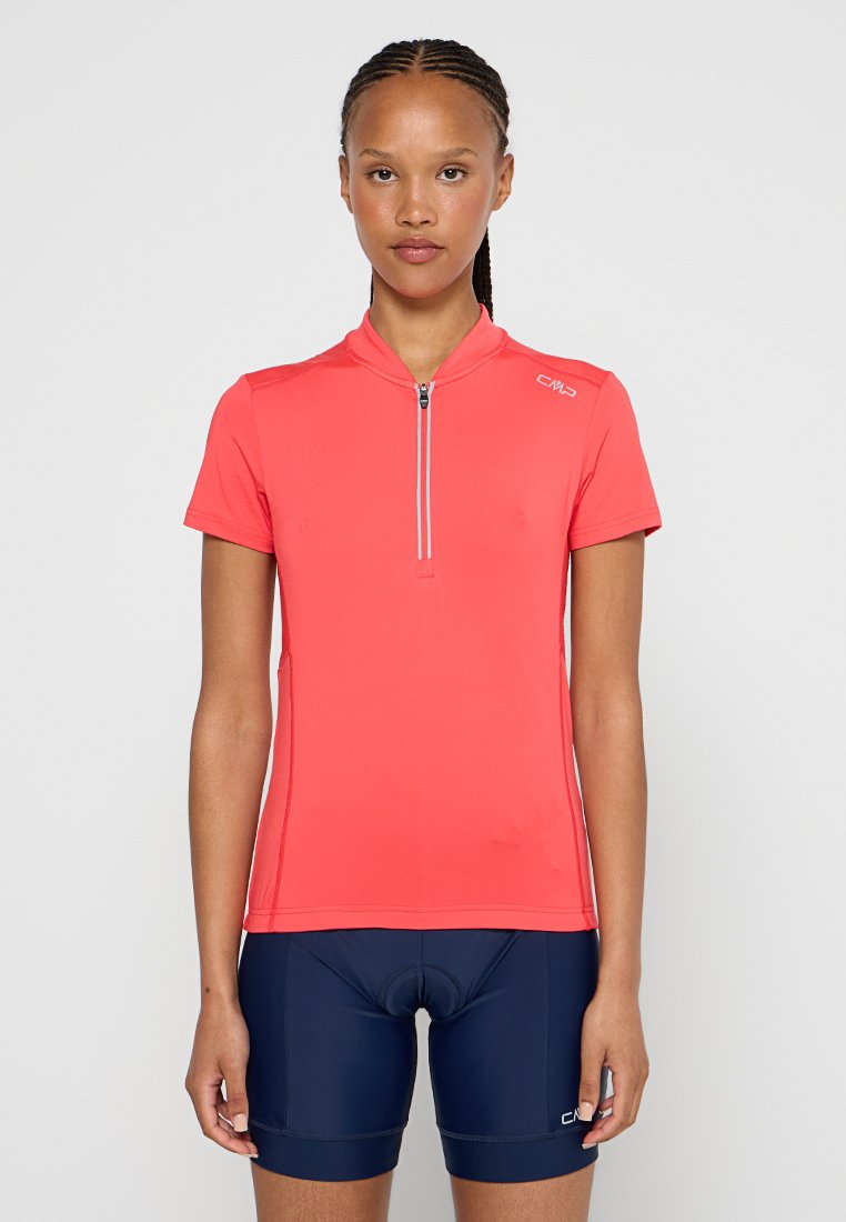 CMP Wielershirt koraalrood