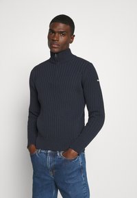 Schott PLECORAGE - Striktrøje - navy