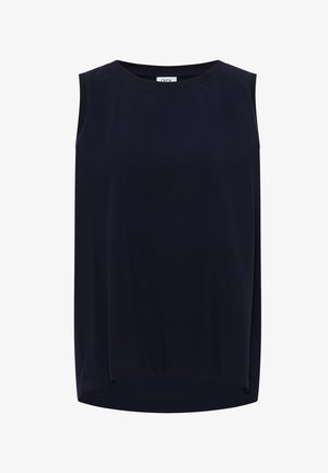 Cecil, BLUSENTOP MIT RUNDHALS UND RIPPDETAILS - Blouse - urban dark blue