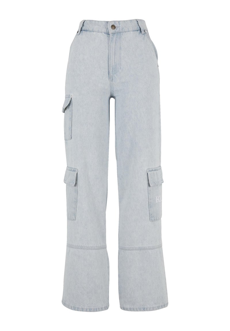 Karl Kani Flared Jeans gebleekt denim/bleached denim