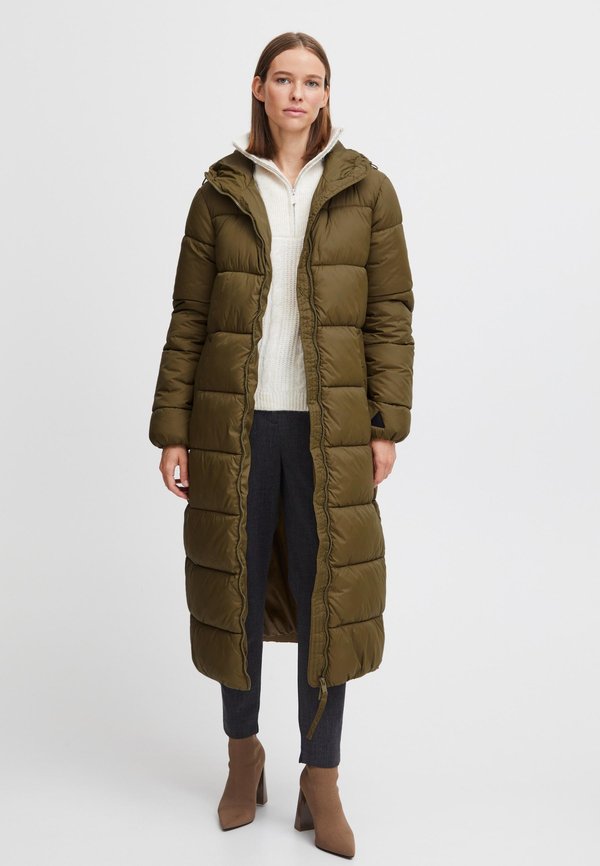 BYBOMINA LONG COAT - Winter coat - olive2