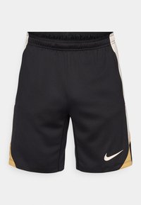 STRIKE SHORT - Urheilushortsit - black pale ivory jersey gold pale ivory