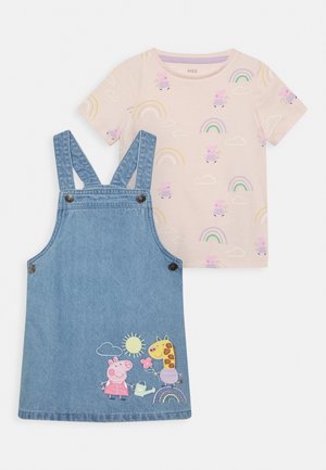PEPPA PINNY OF SET - T-shirt con stampa - denim