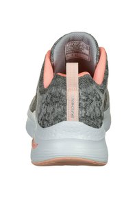 Skechers Sport ARCH FIT COMFY WAVE  - Stringate sportive - gray knit / pink trim