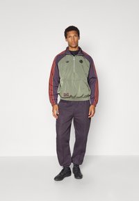 adidas Originals FC BAYERN ICON HALF ZIP - Klubiriided - base green/aurora black