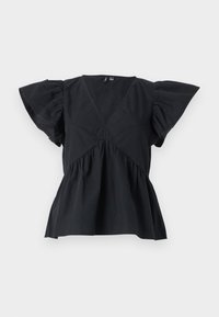 VMJARLOTTE V NECK - Blus - black