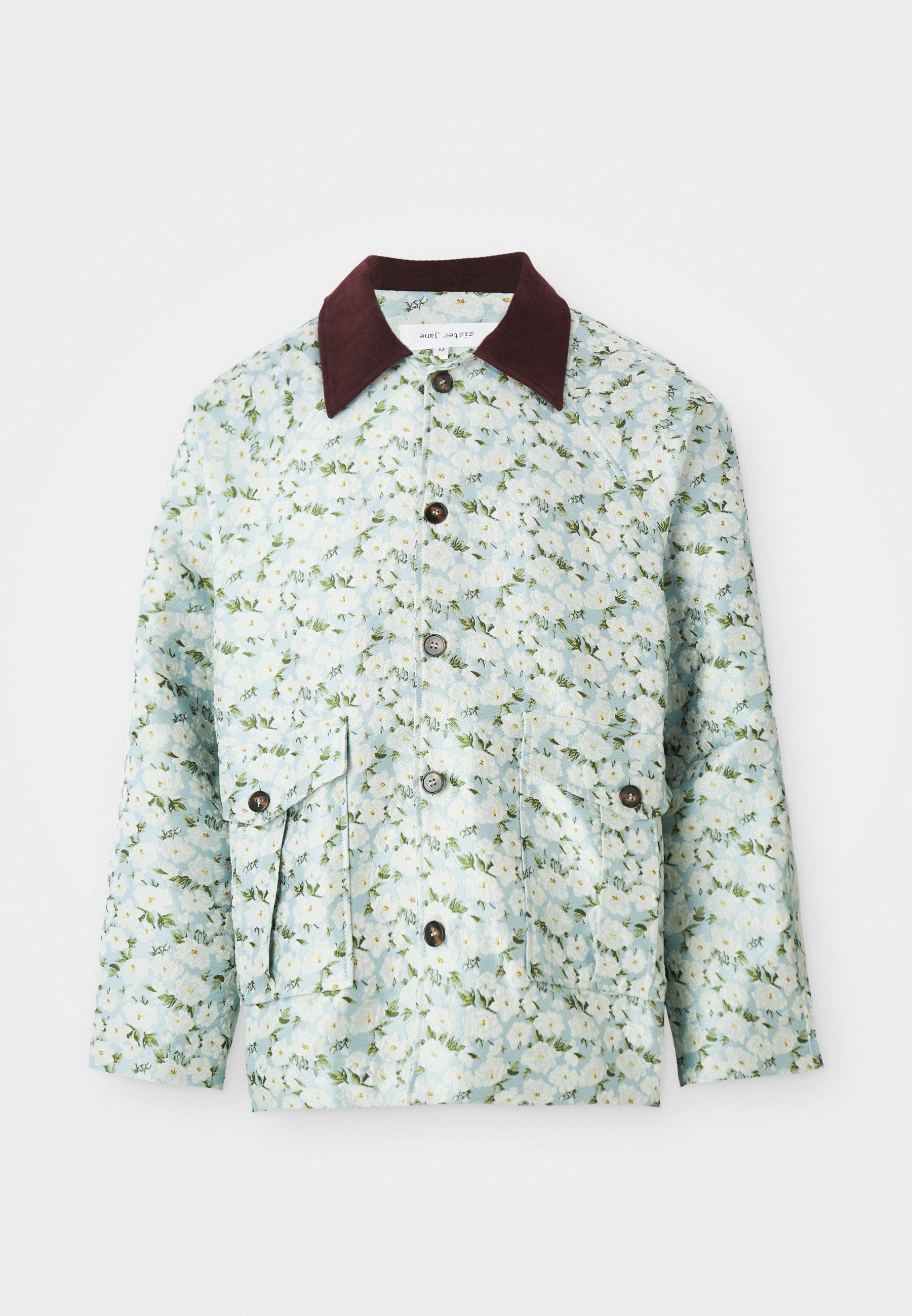 ジャケット・アウター sister jane Mist Jacquard Jacket S Sister Jane MIST JACQUARD JACKET UNISEX - Summer jacket - blue