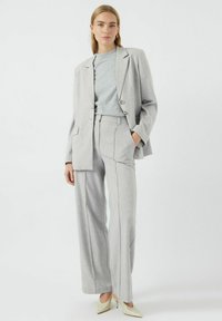 YAS YAS  - Broek - light grey melange